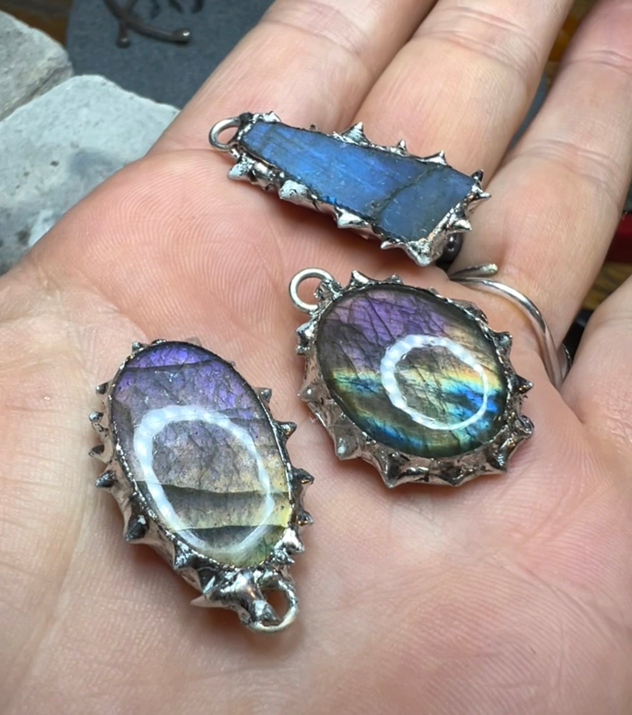 X X 925 - Experimenteller 925 Solder Schmuck