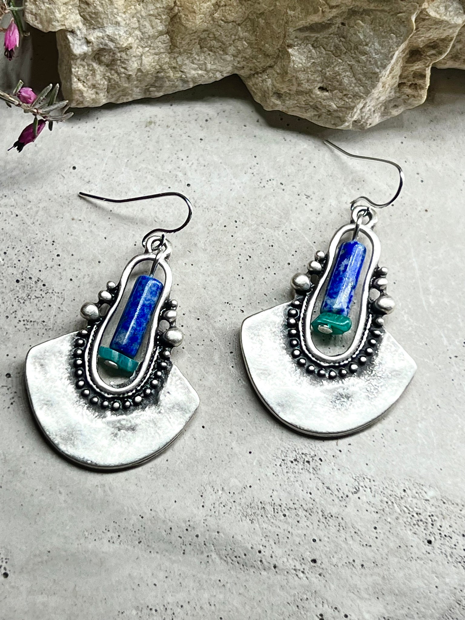 Jamy pull-through earrings 925 silver