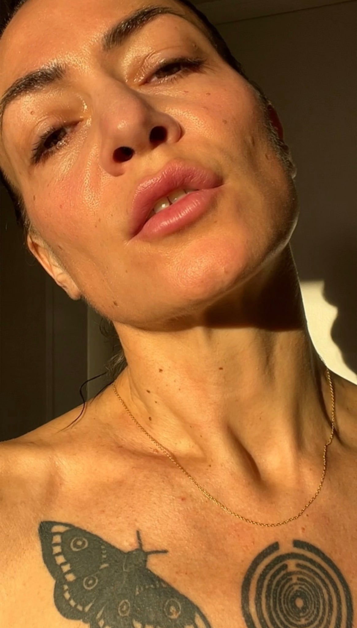 Anka 925 Silber Halskette 18k Gold Vermeil