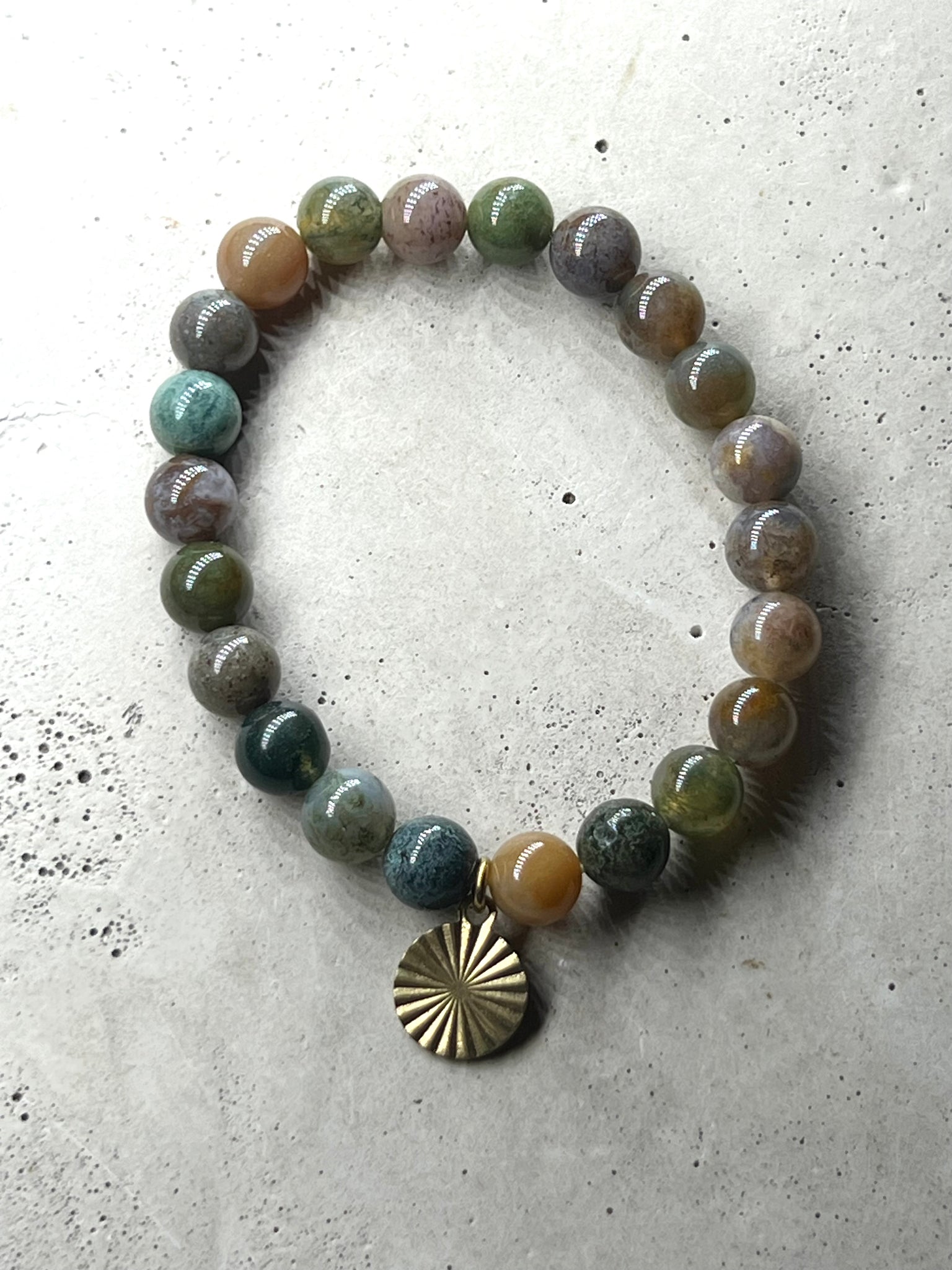 Achat Edelstein Armband