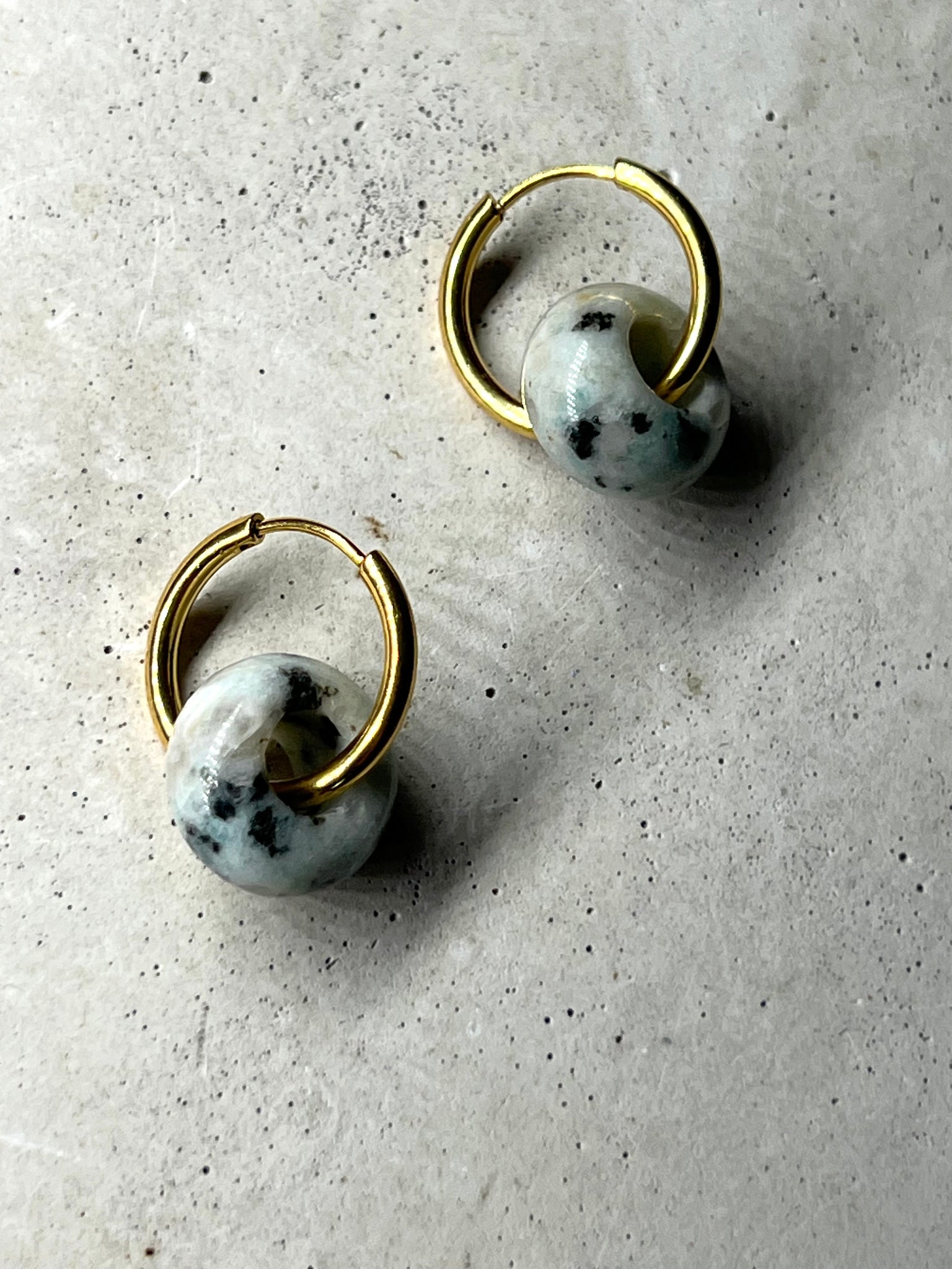 Gina 24 carat & Kiwi Jasper