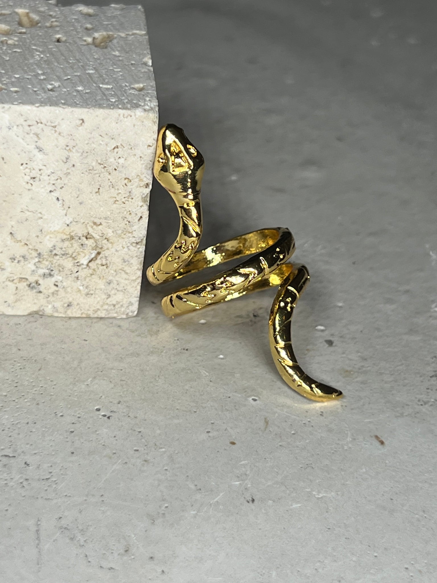 Snake Ring 18k large