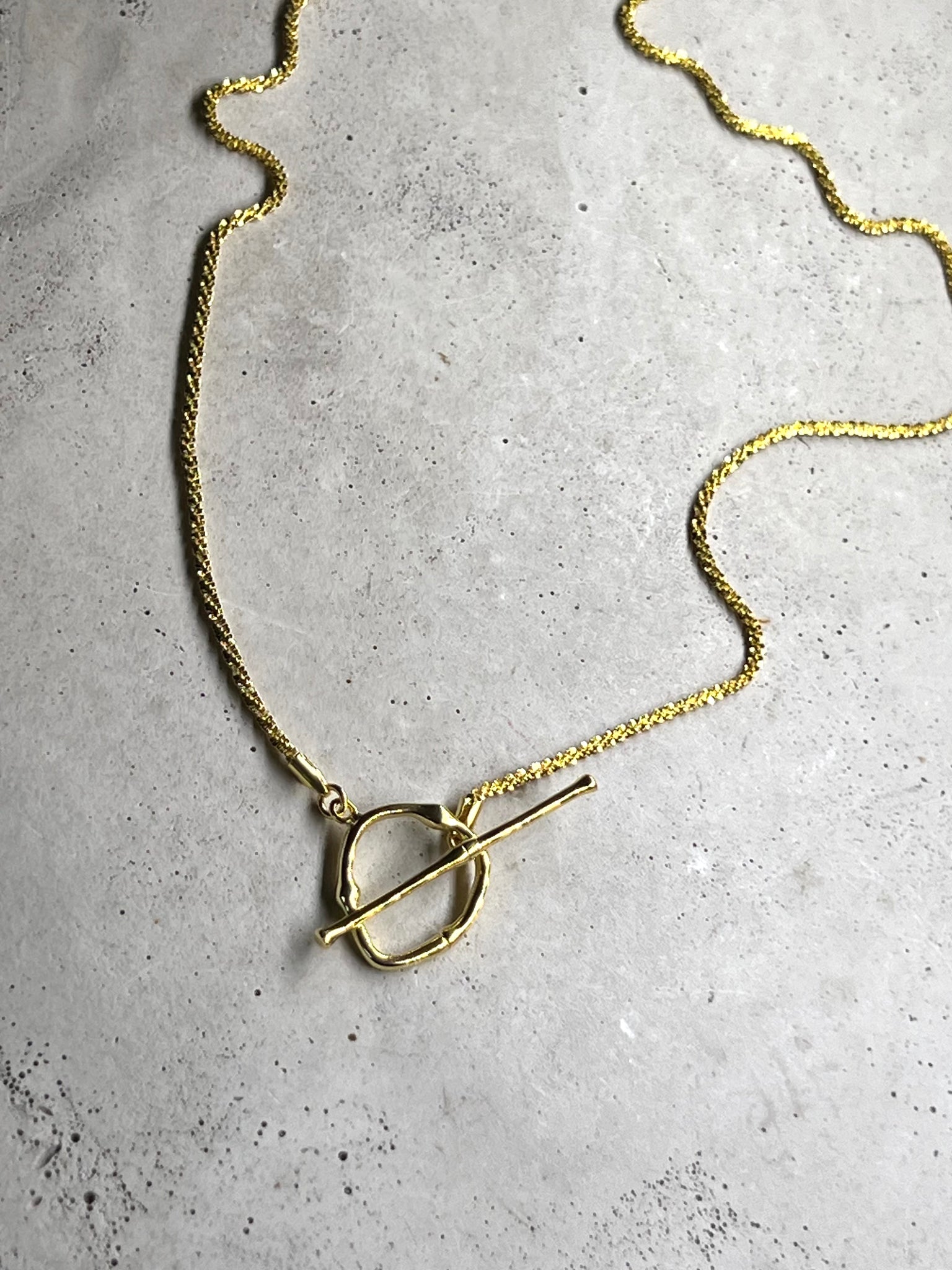 Akiya 925 Silber Halskette 18k Gold Vermeil