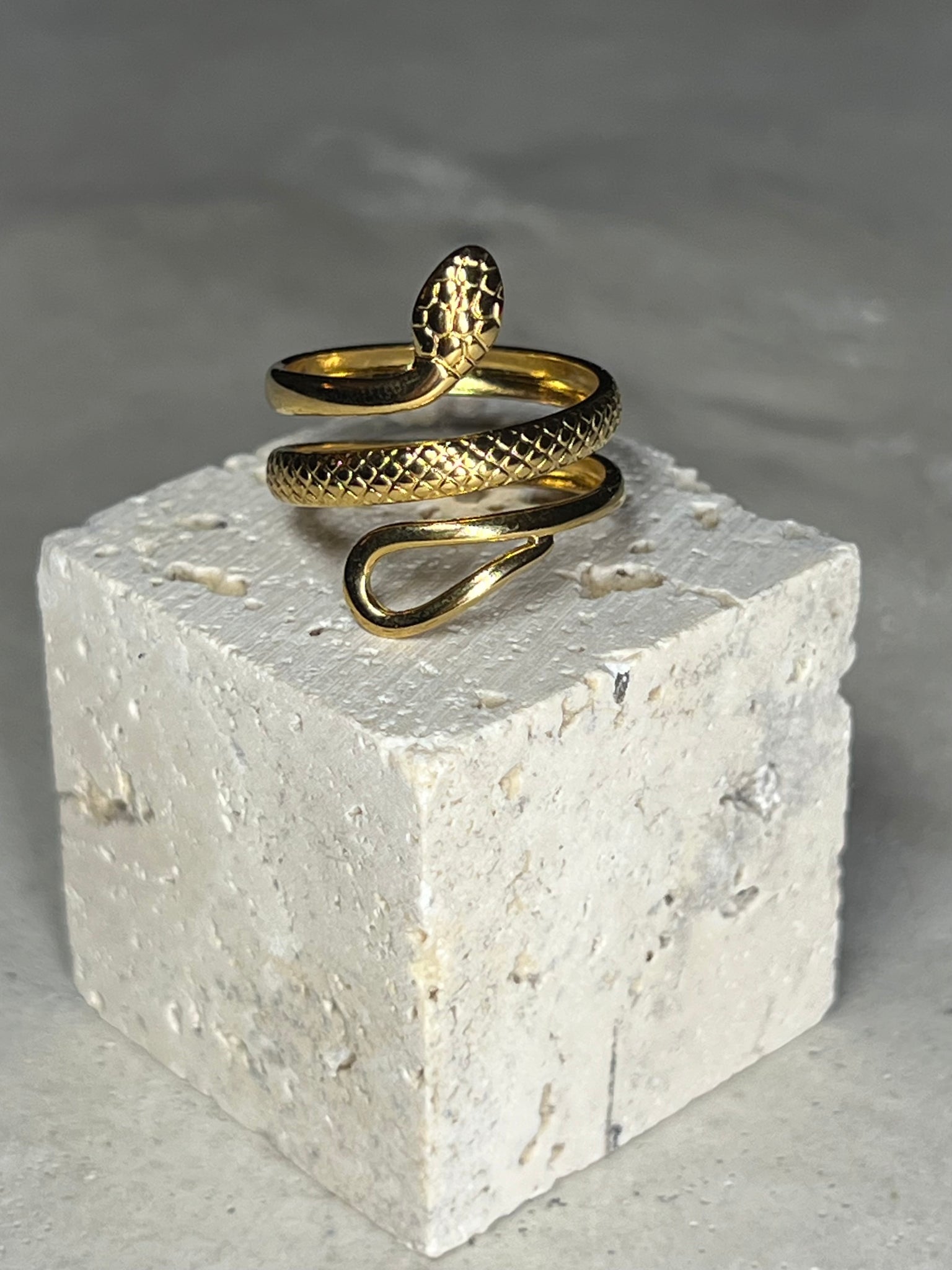 Snake Ring 18k small