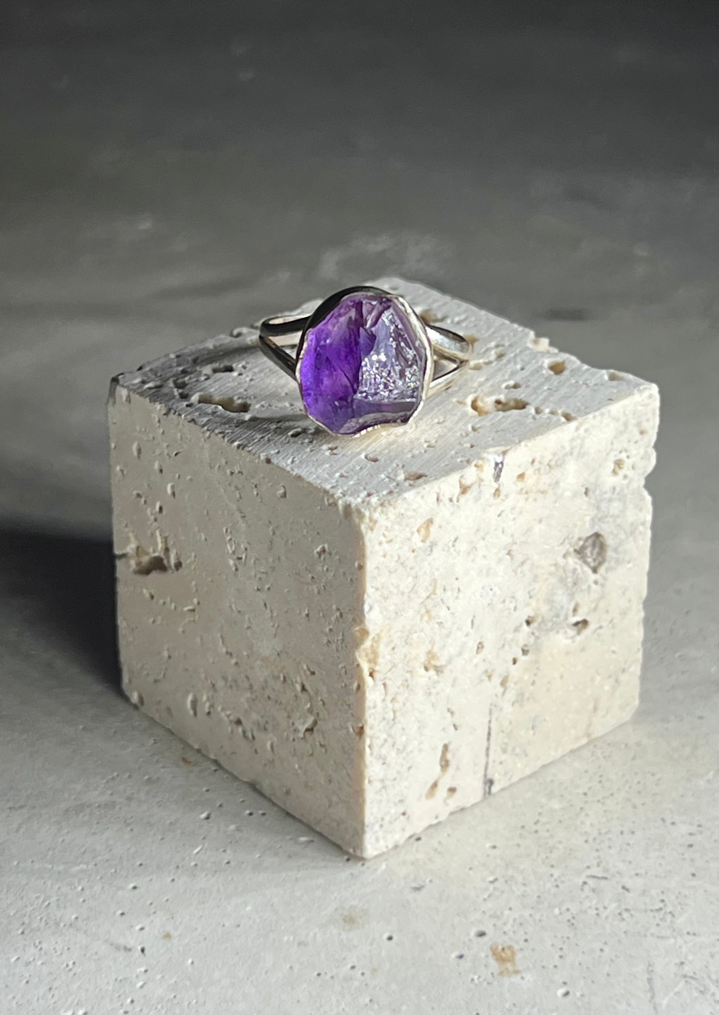 Amethyst Silberring
