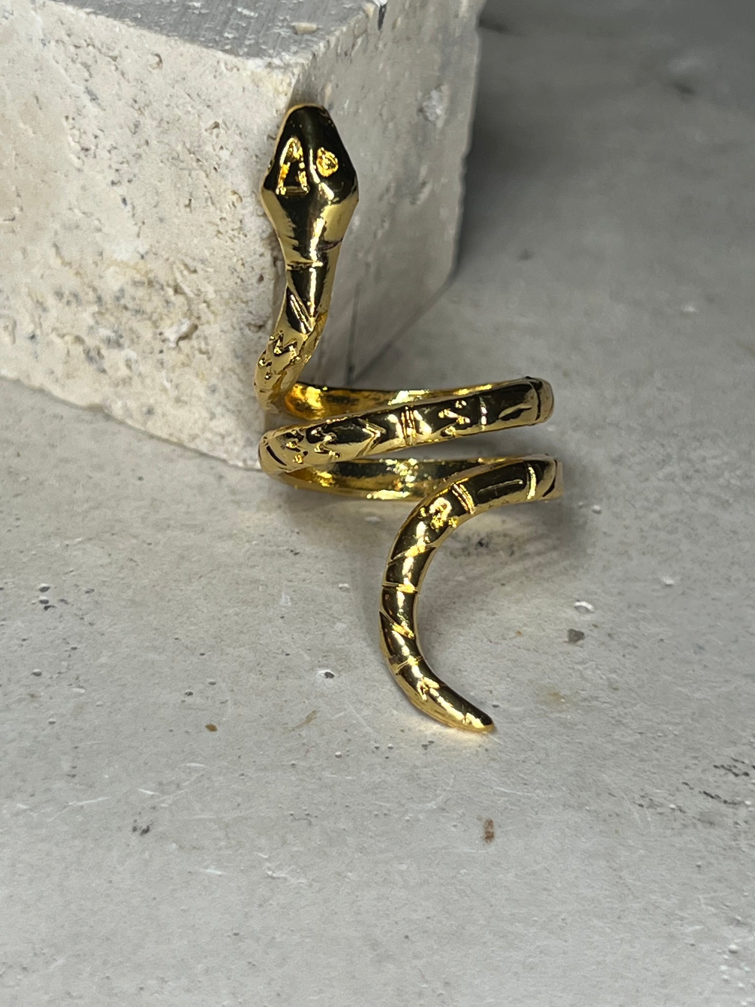 Snake Ring 18k large