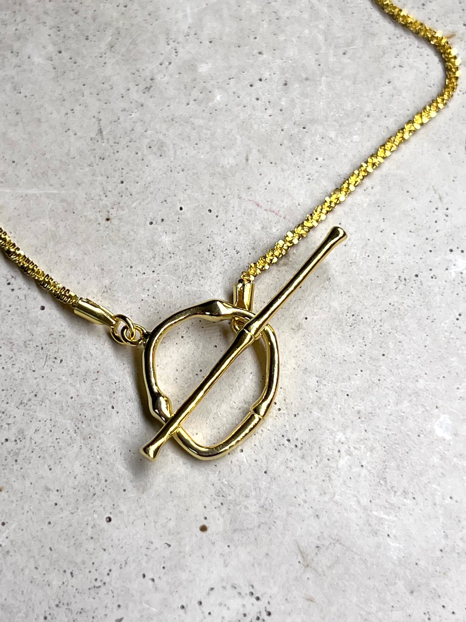 Akiya 925 Silber Halskette 18k Gold Vermeil