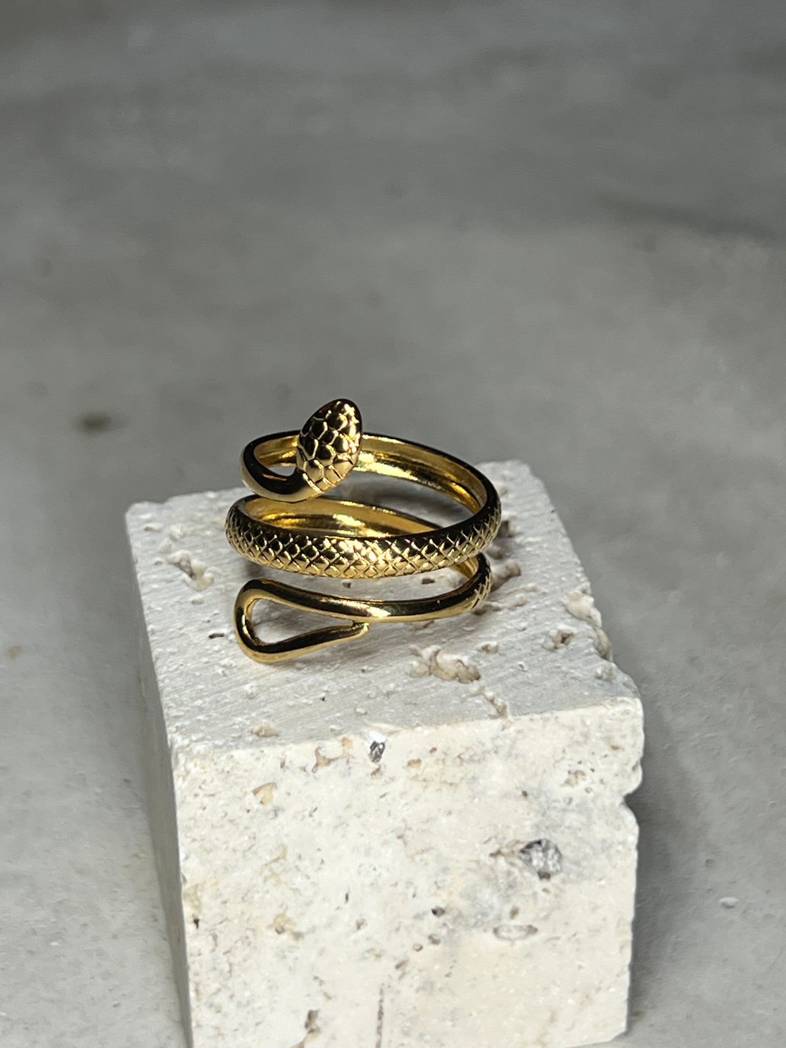 Snake Ring 18k small