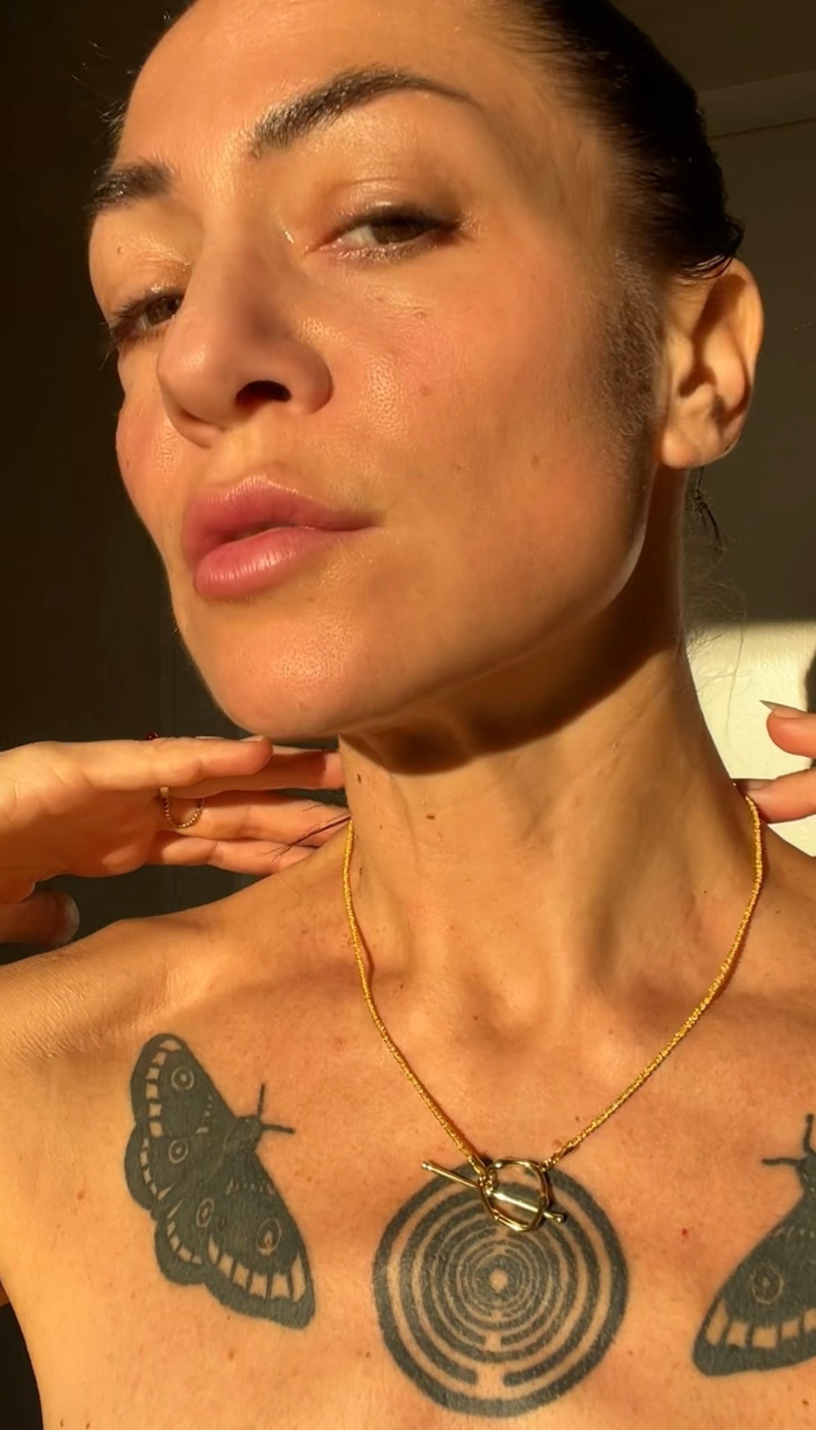 Akiya 925 Silber Halskette 18k Gold Vermeil