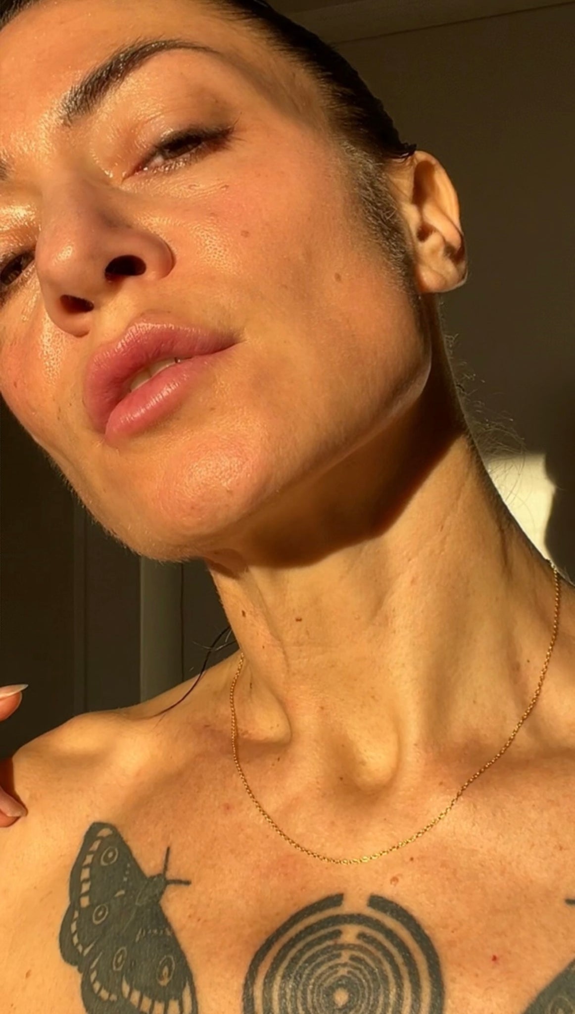 Anka 925 Silber Halskette 18k Gold Vermeil