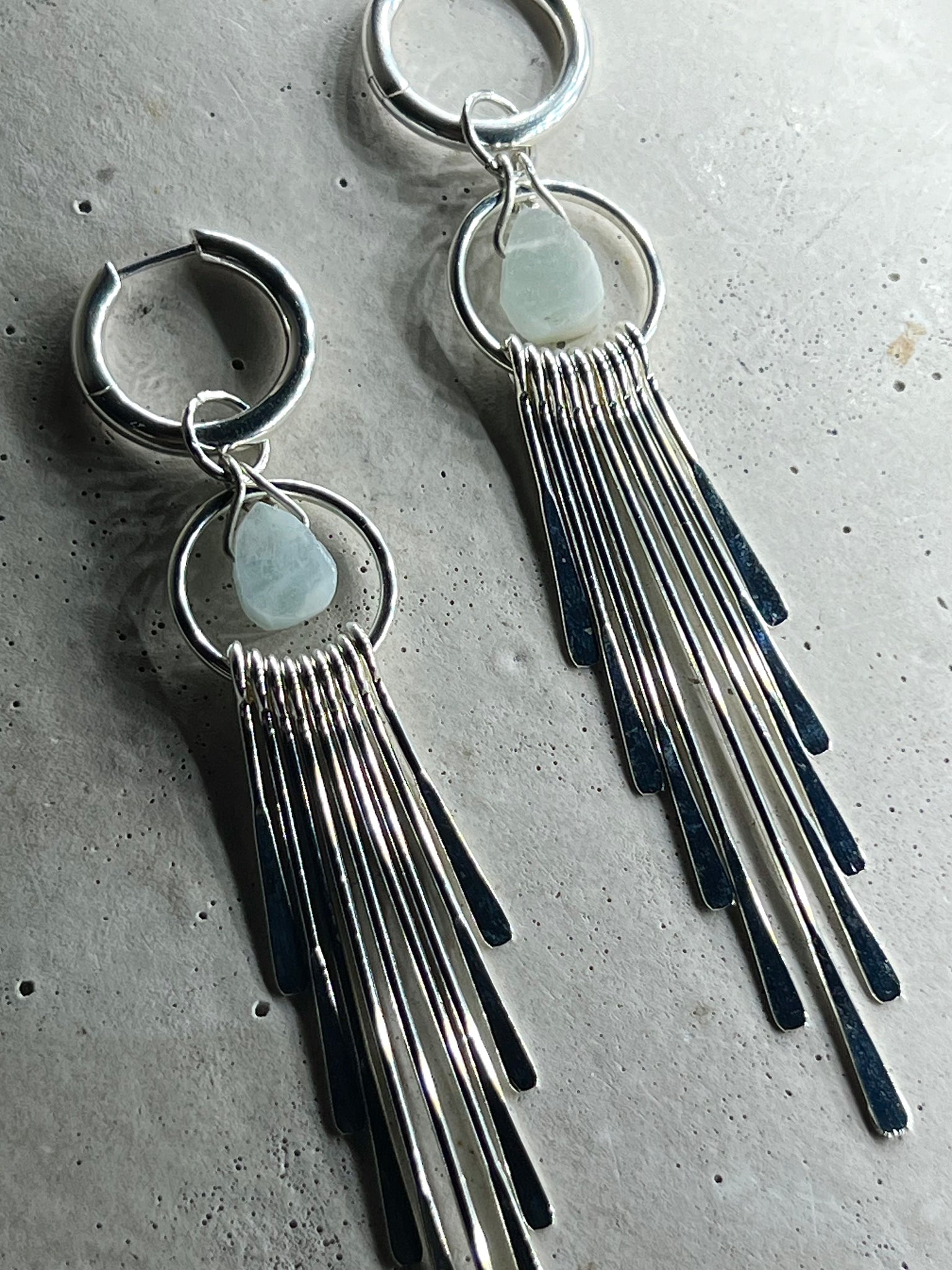 Blue Beryl earrings