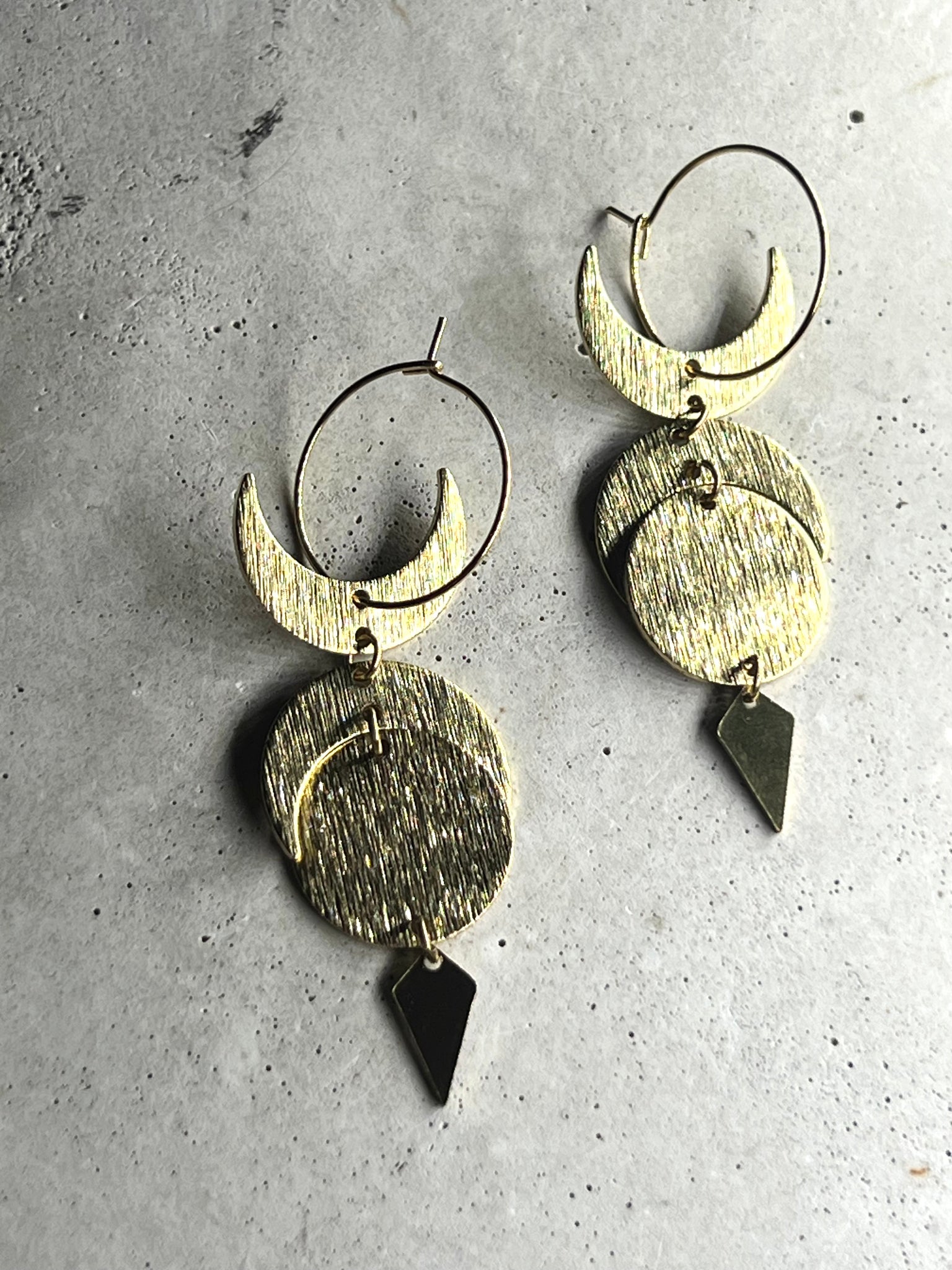 Moonphase Ohrringe