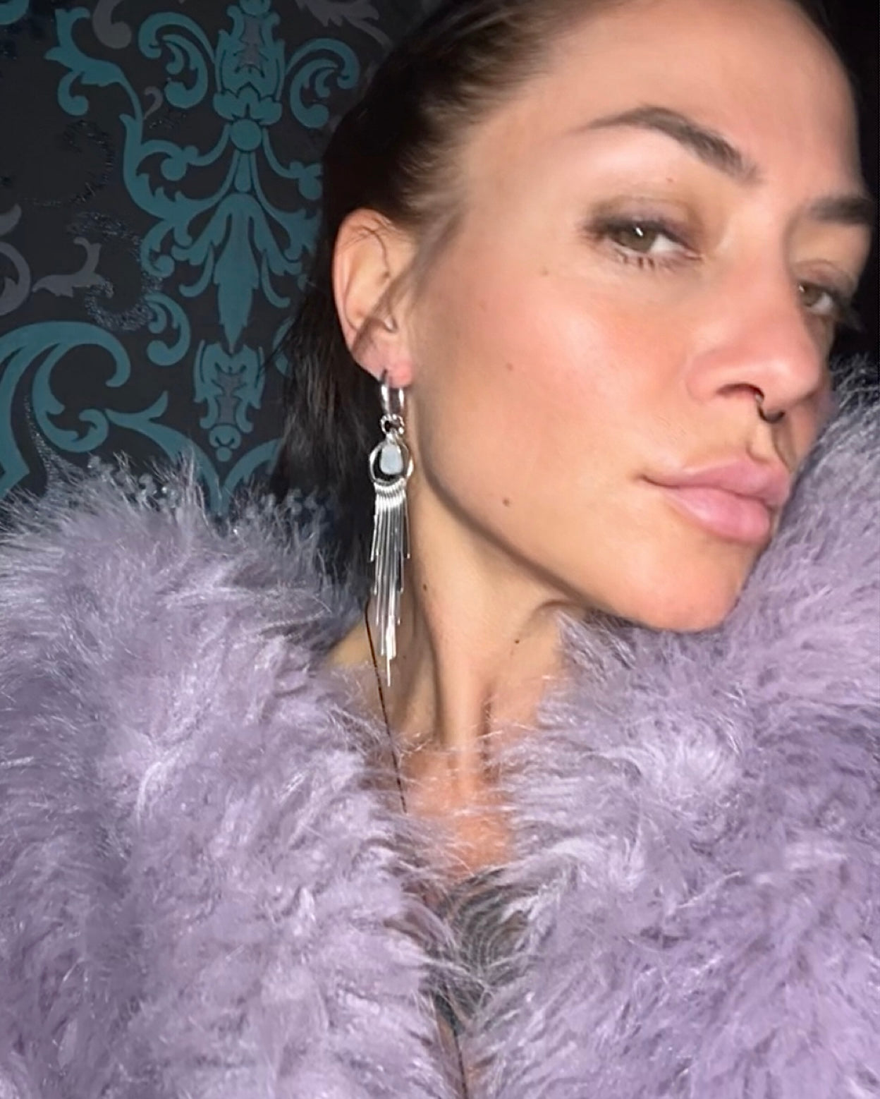 Blue Beryl earrings