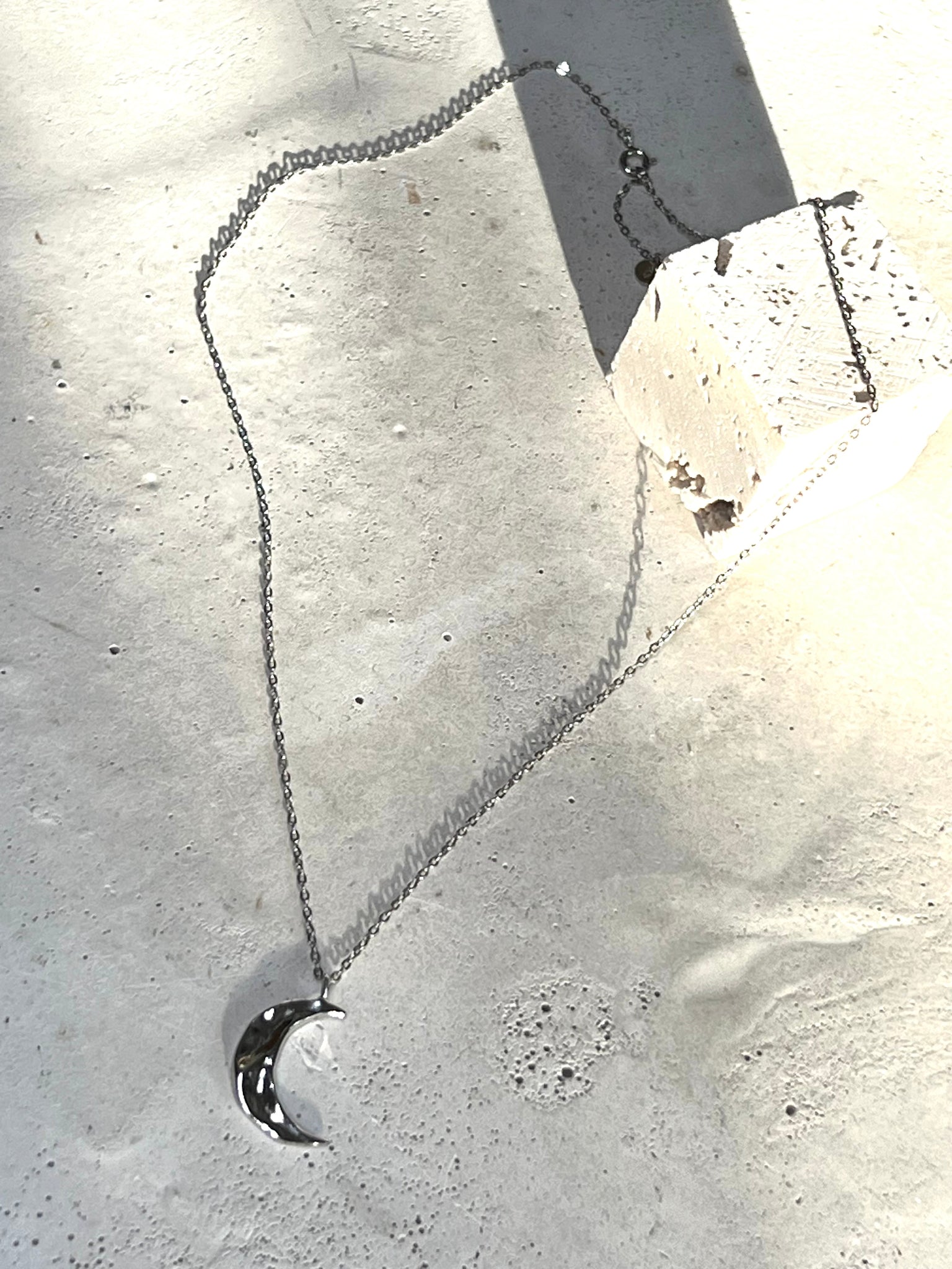 Mond Halskette 925 Silver