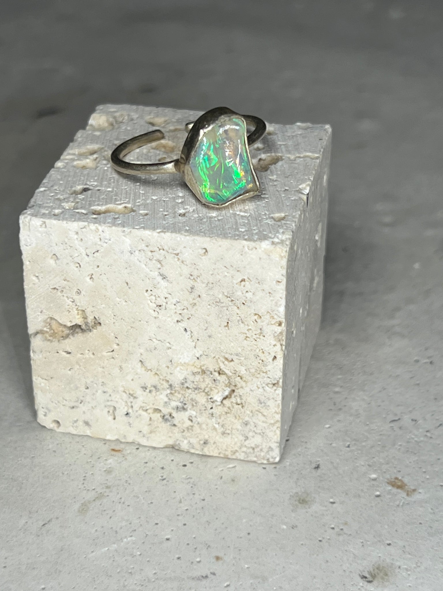 Opal Silberring
