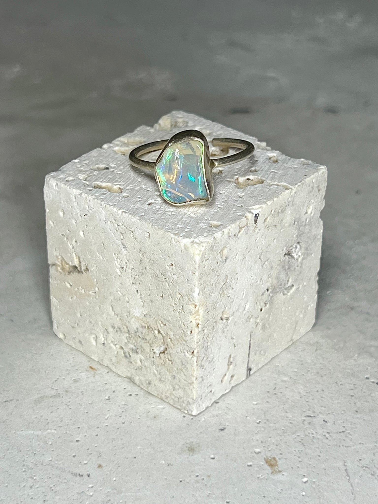 Opal Silberring