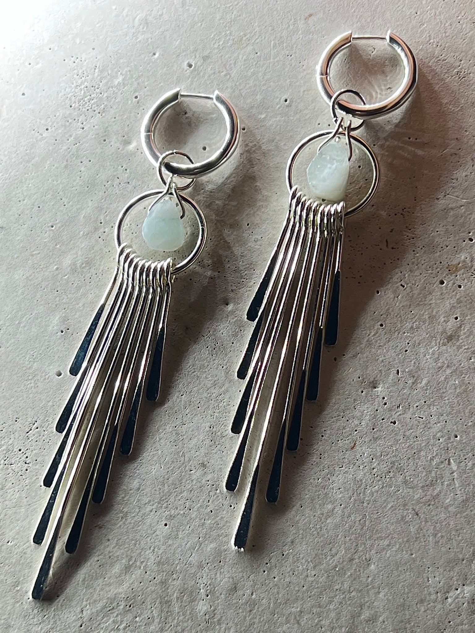 Blue Beryl earrings