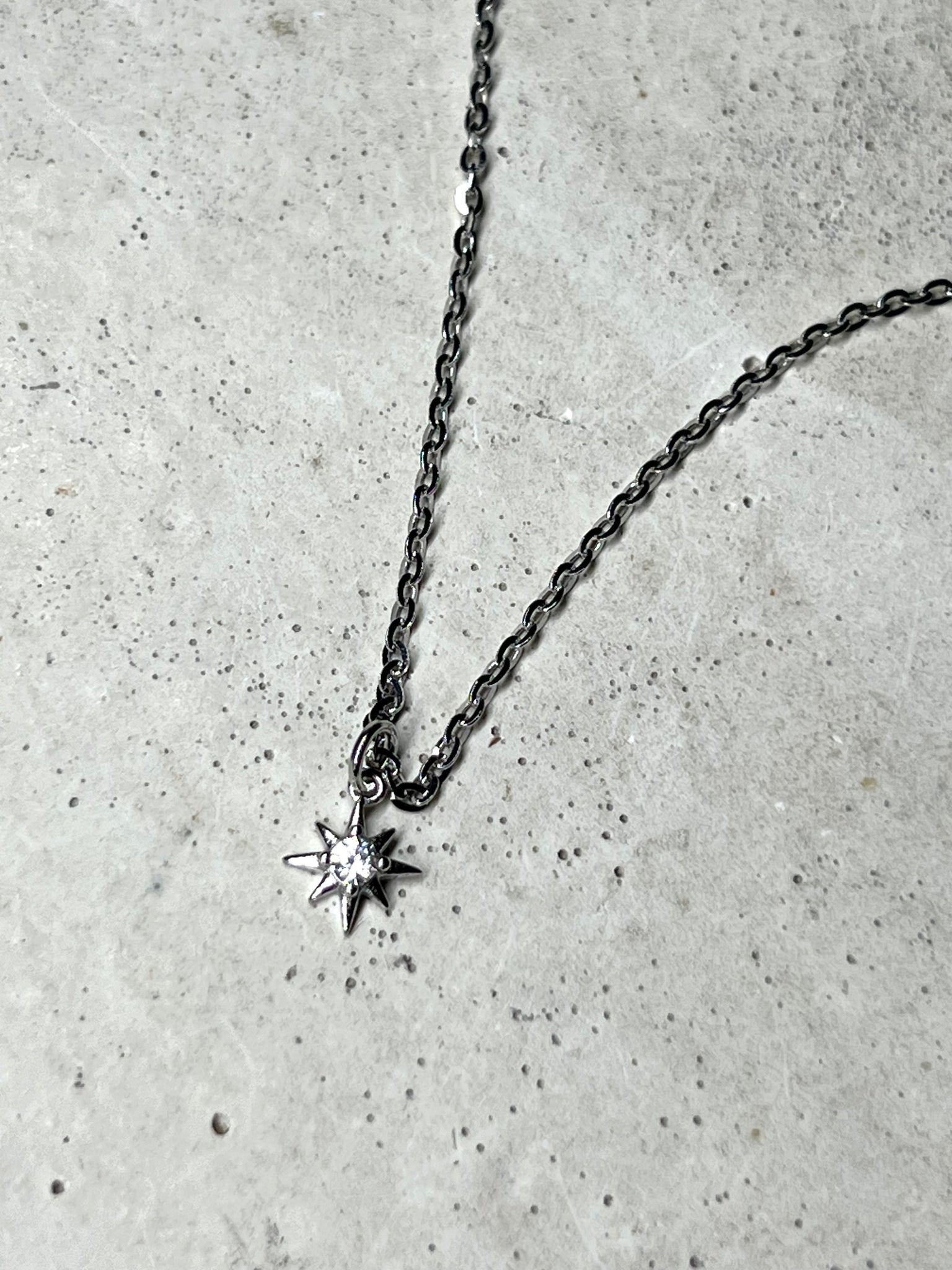 Silberstern Halskette aus 925 Silber