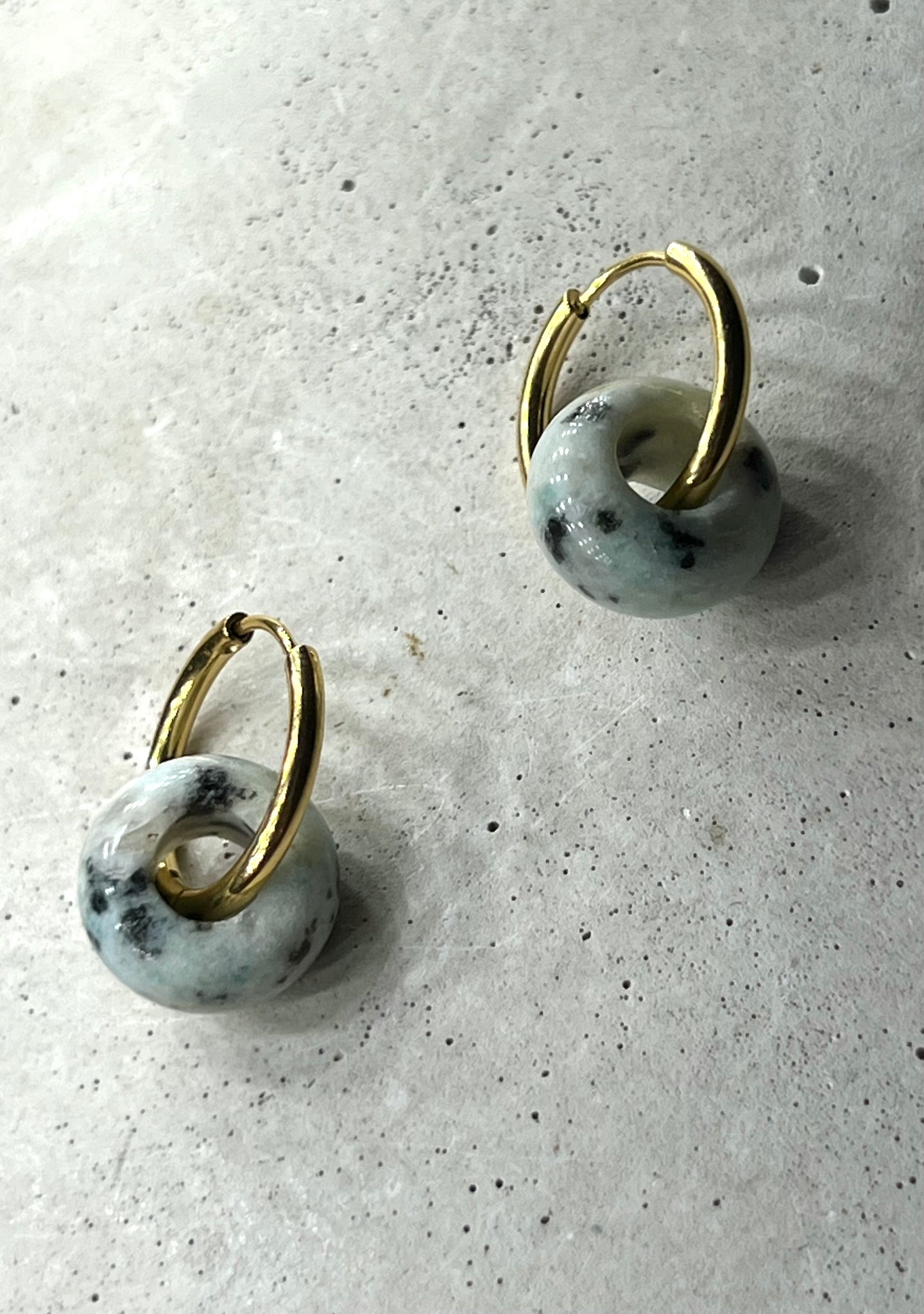 Gina 24 carat & Kiwi Jasper
