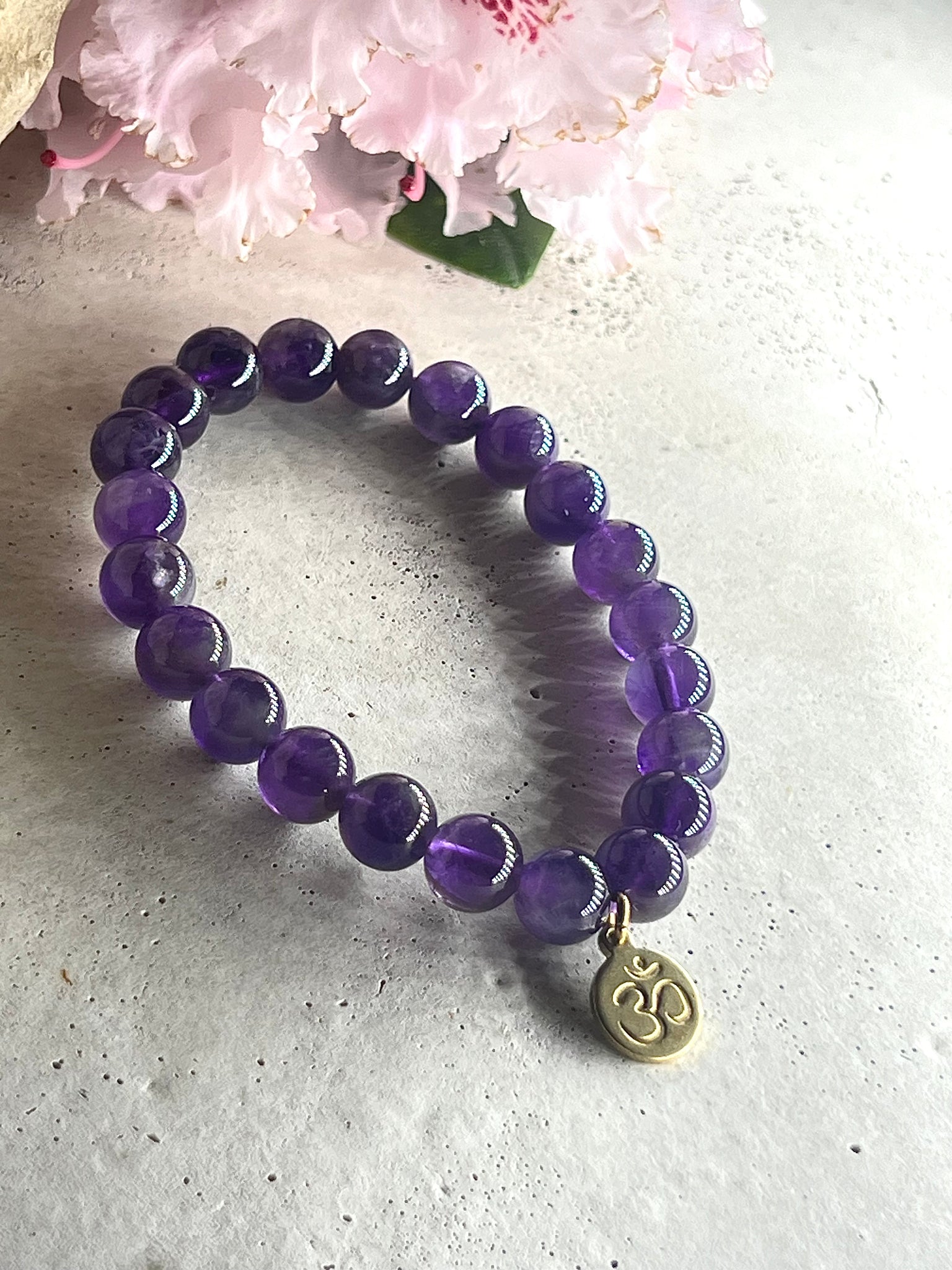 Nayla Amethyst Edelstein Armband