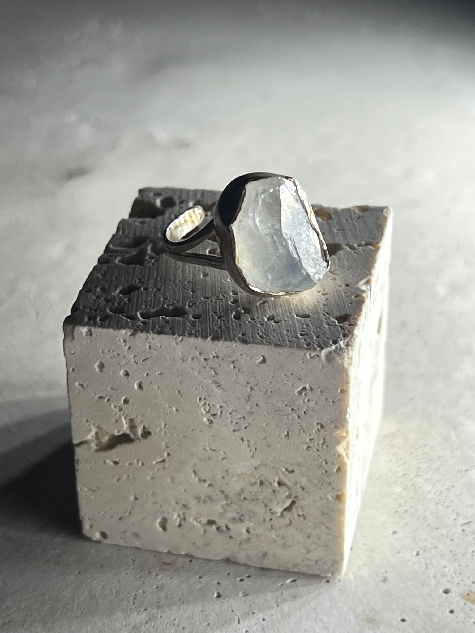 Bergkristall Silberring