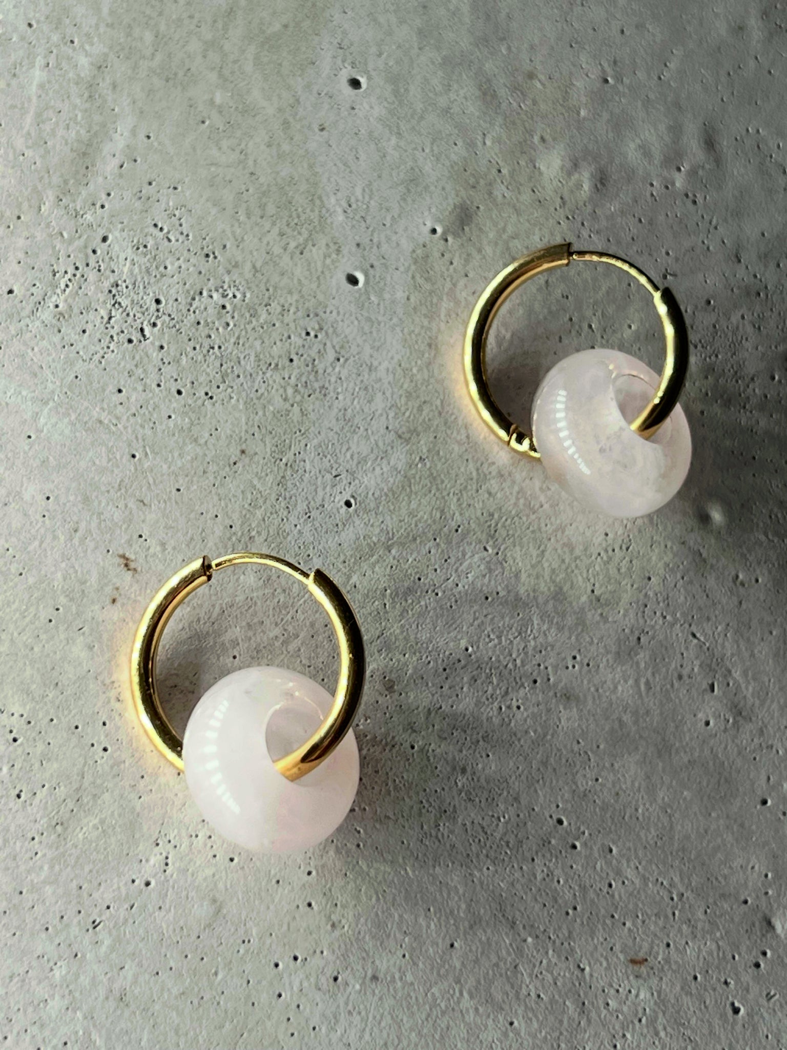 Gina 24 carat & rose quartz
