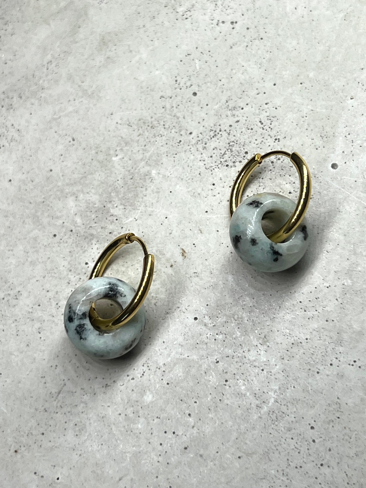 Gina 24 carat & Kiwi Jasper