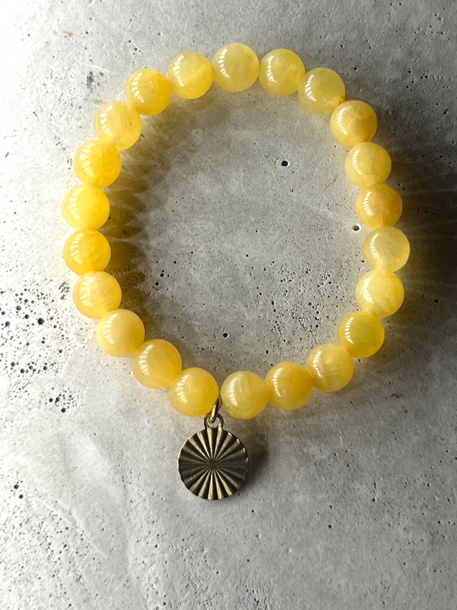 Calcit Edelstein Armband