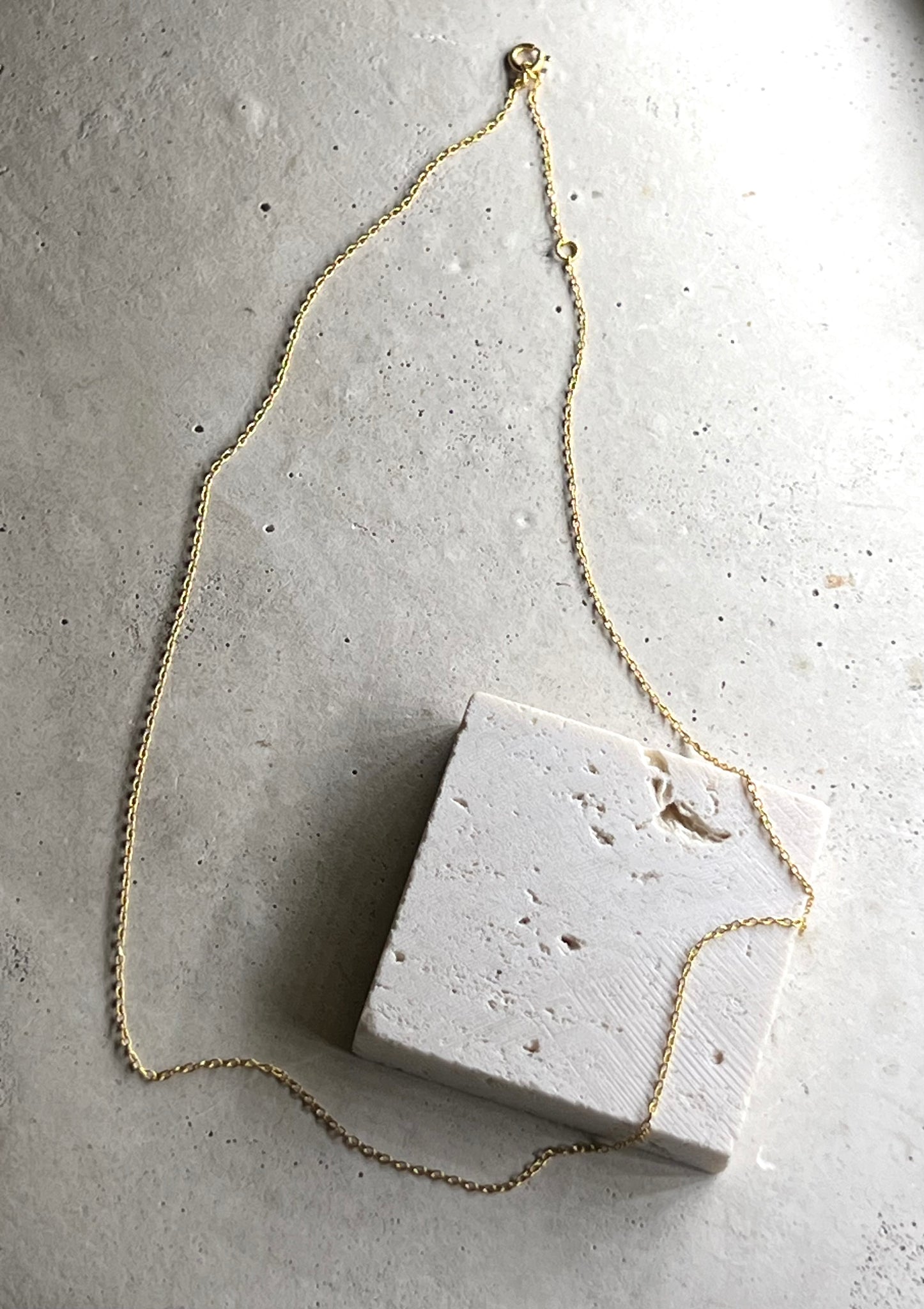 Anka 925 Silber Halskette 18k Gold Vermeil