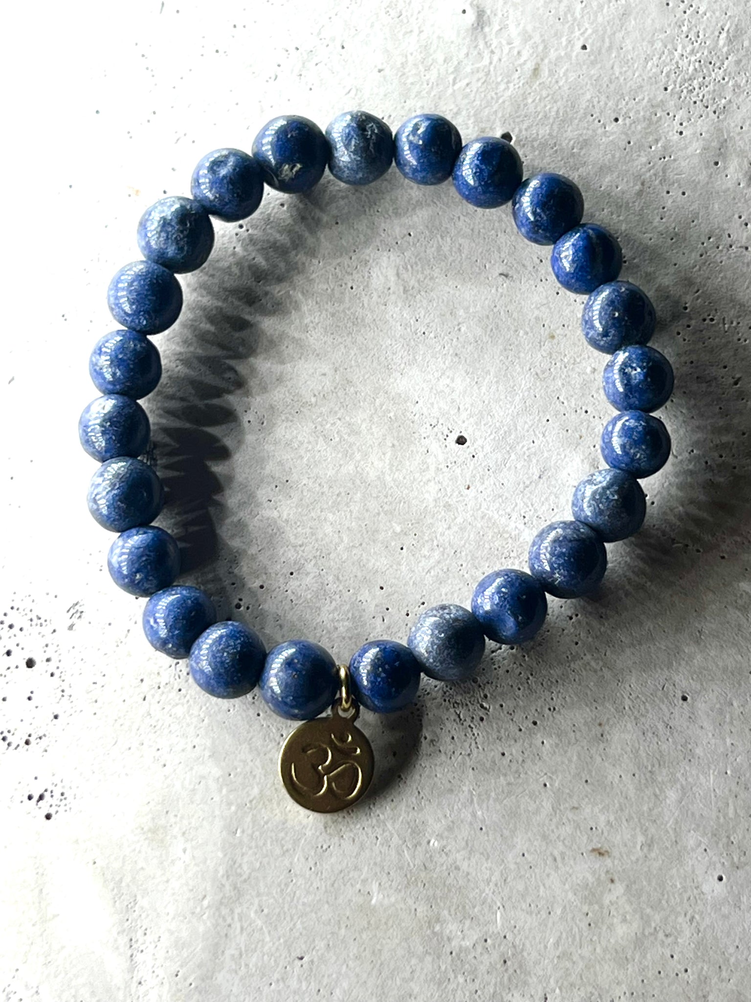 Dumortierit Edelstein Armband