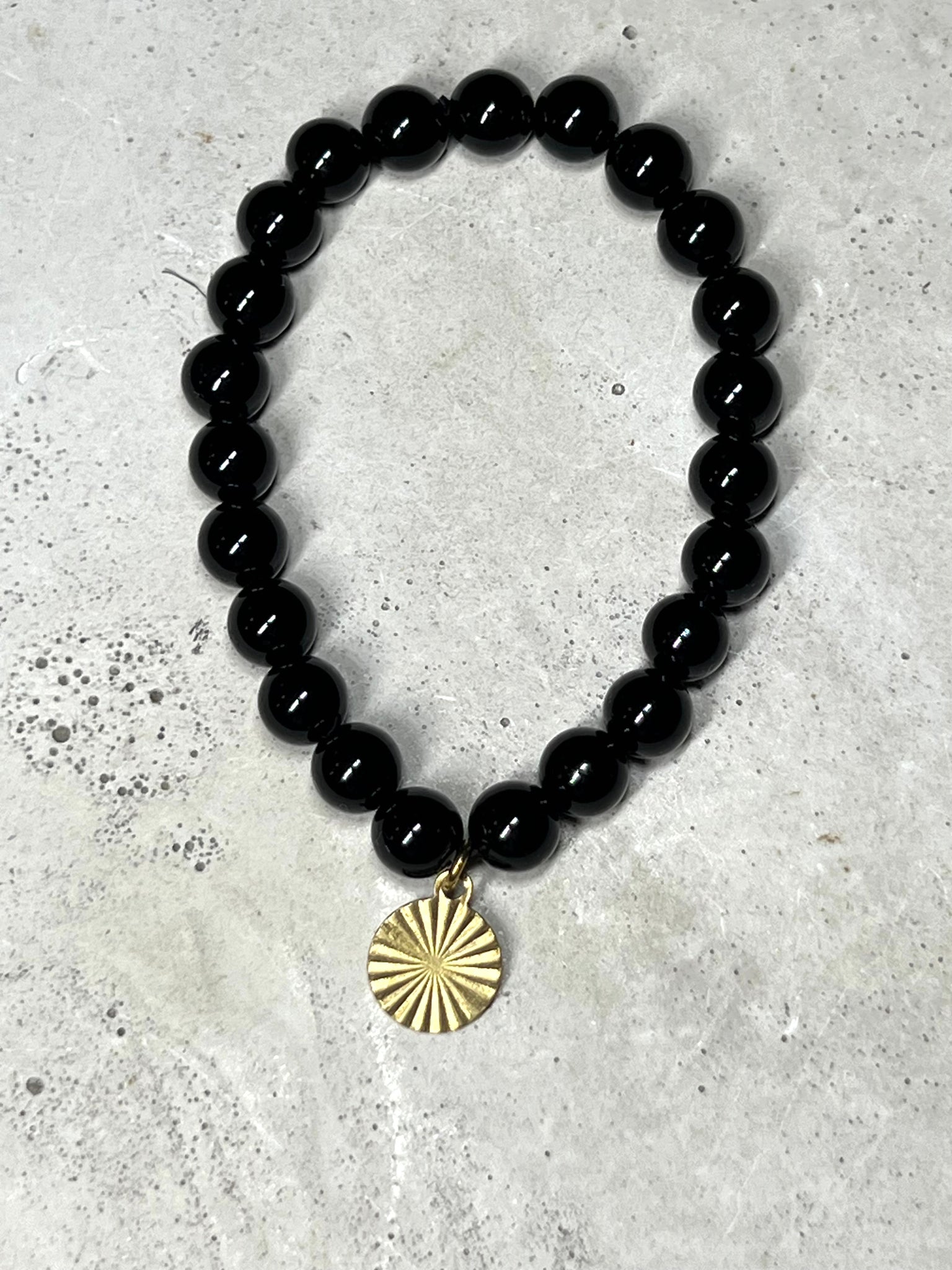 Black Onyx Edelstein Armband