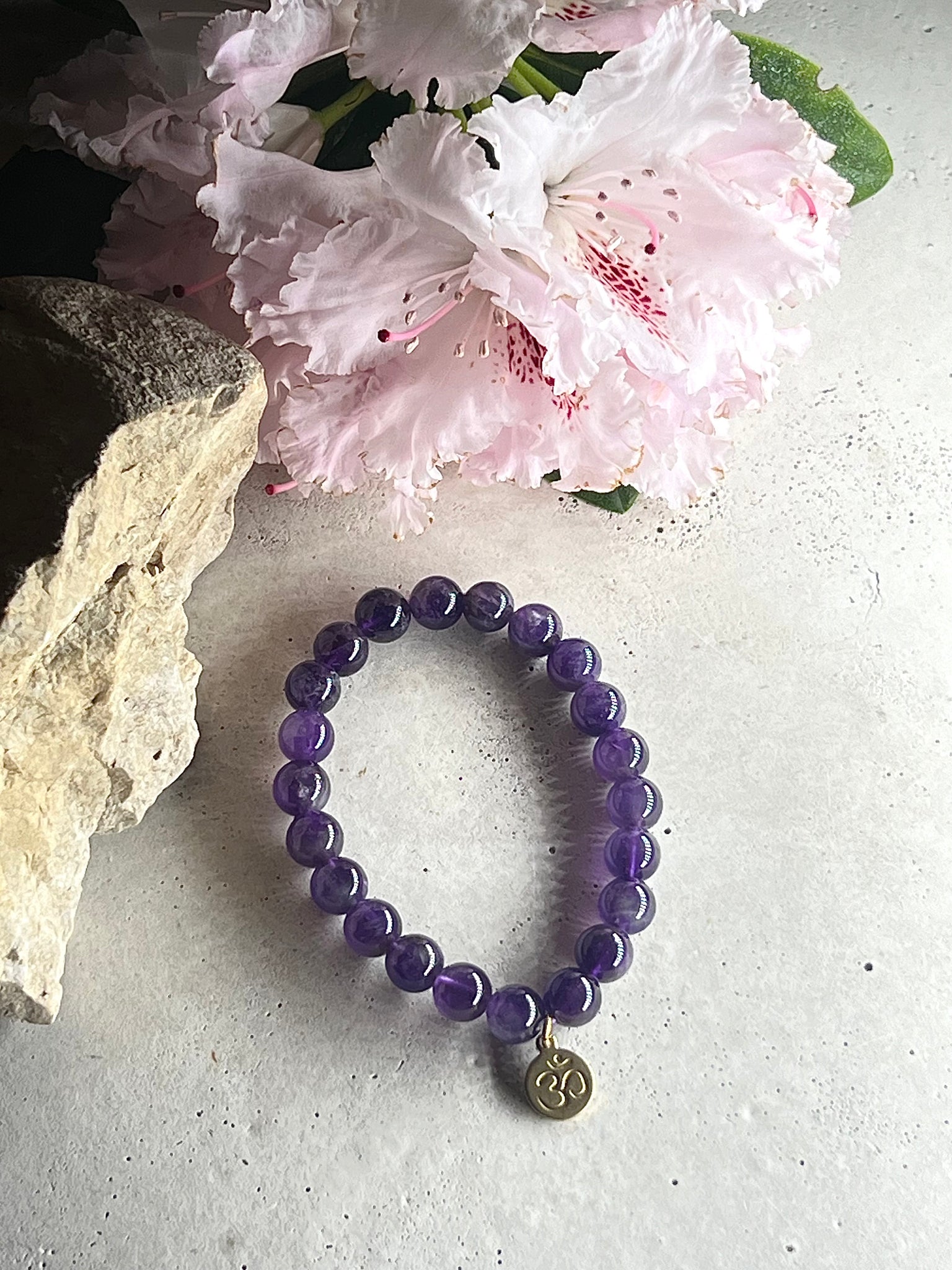 Nayla Amethyst Edelstein Armband