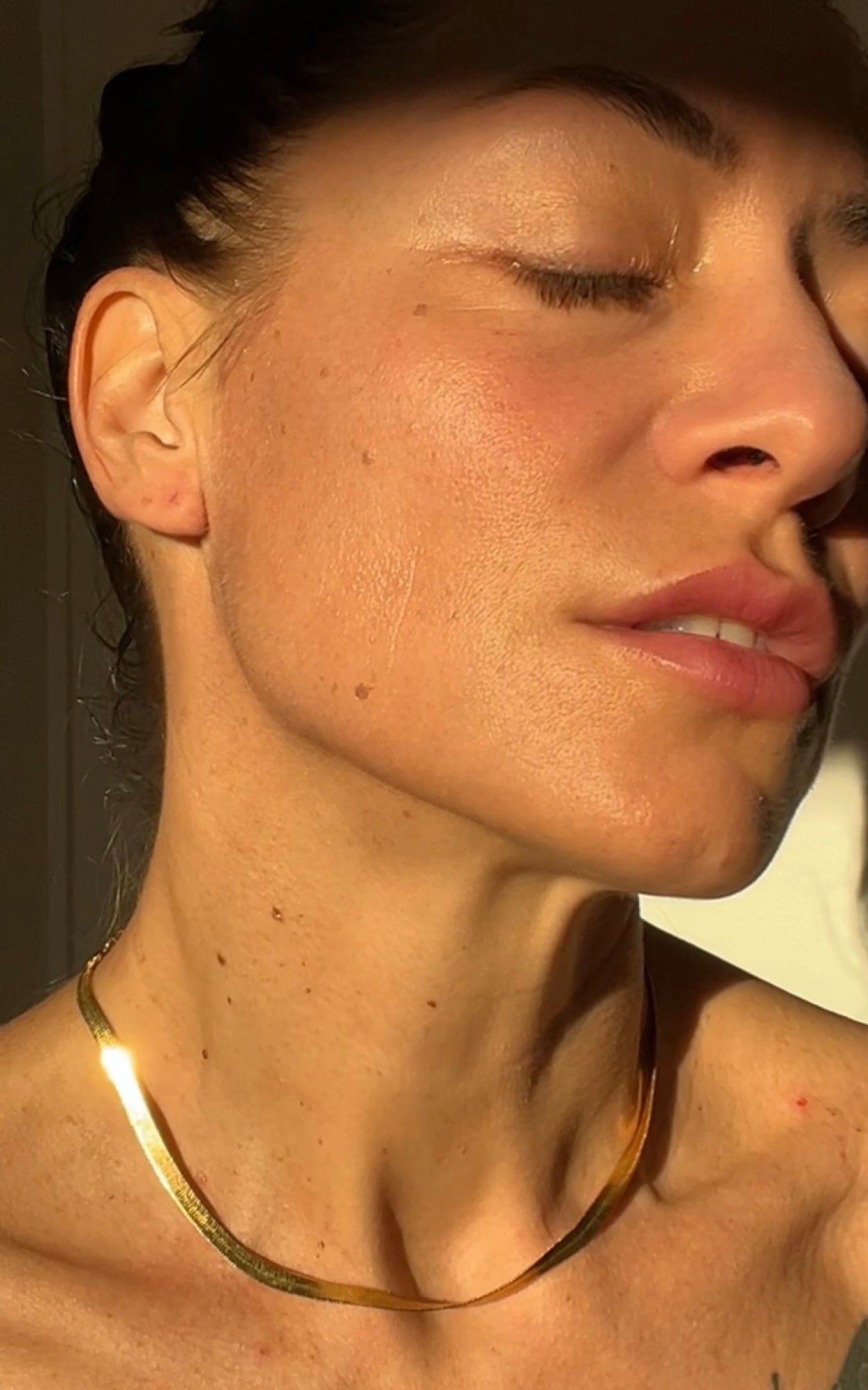 Universe 925 Silver Snake Choker 18k