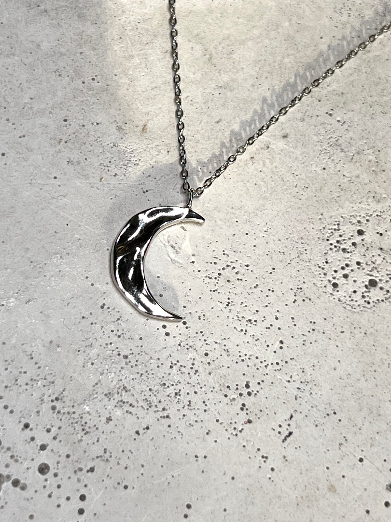 Mond Halskette 925 Silver