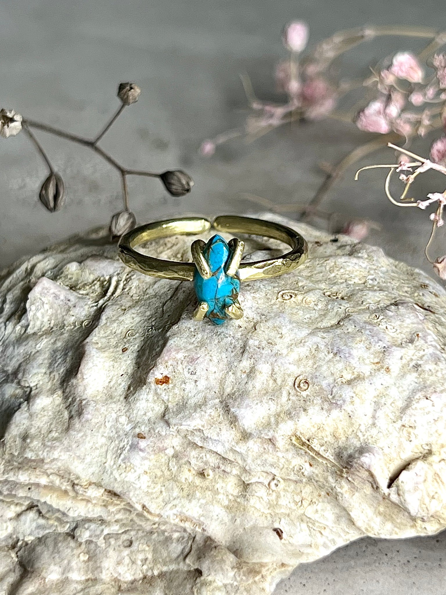  Adele ring copper turquoise