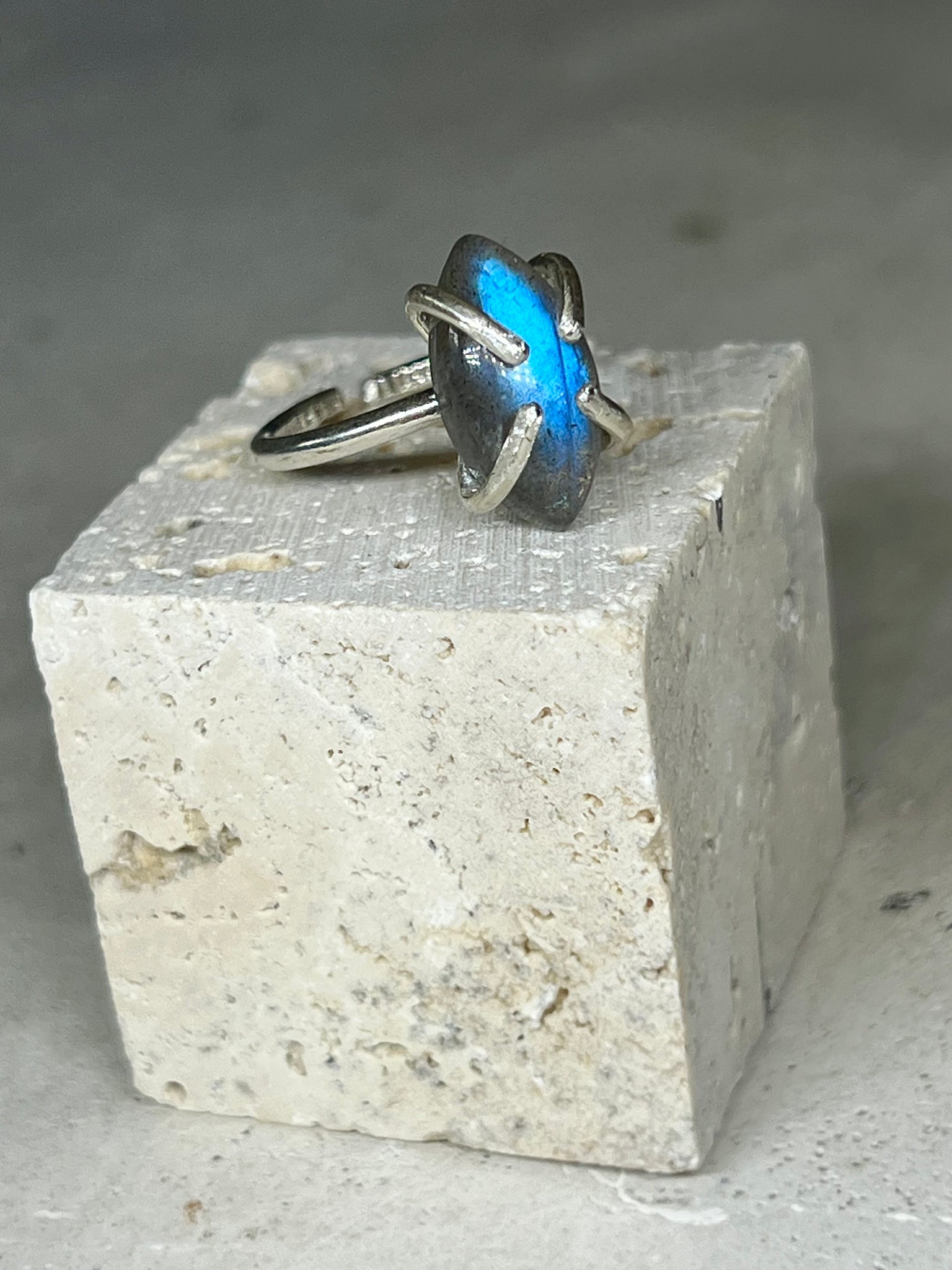 Neptune 925 Eco Silber Labradoritring