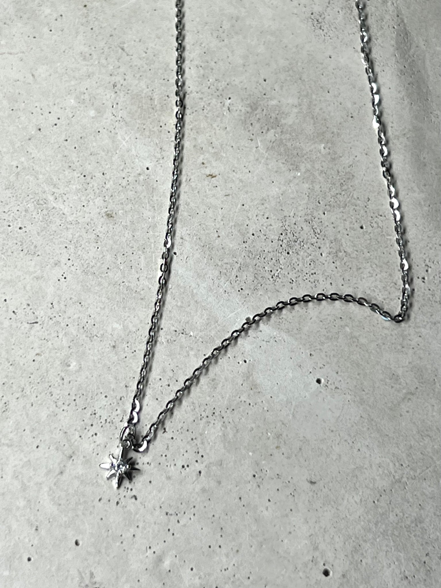 Silberstern Halskette aus 925 Silber