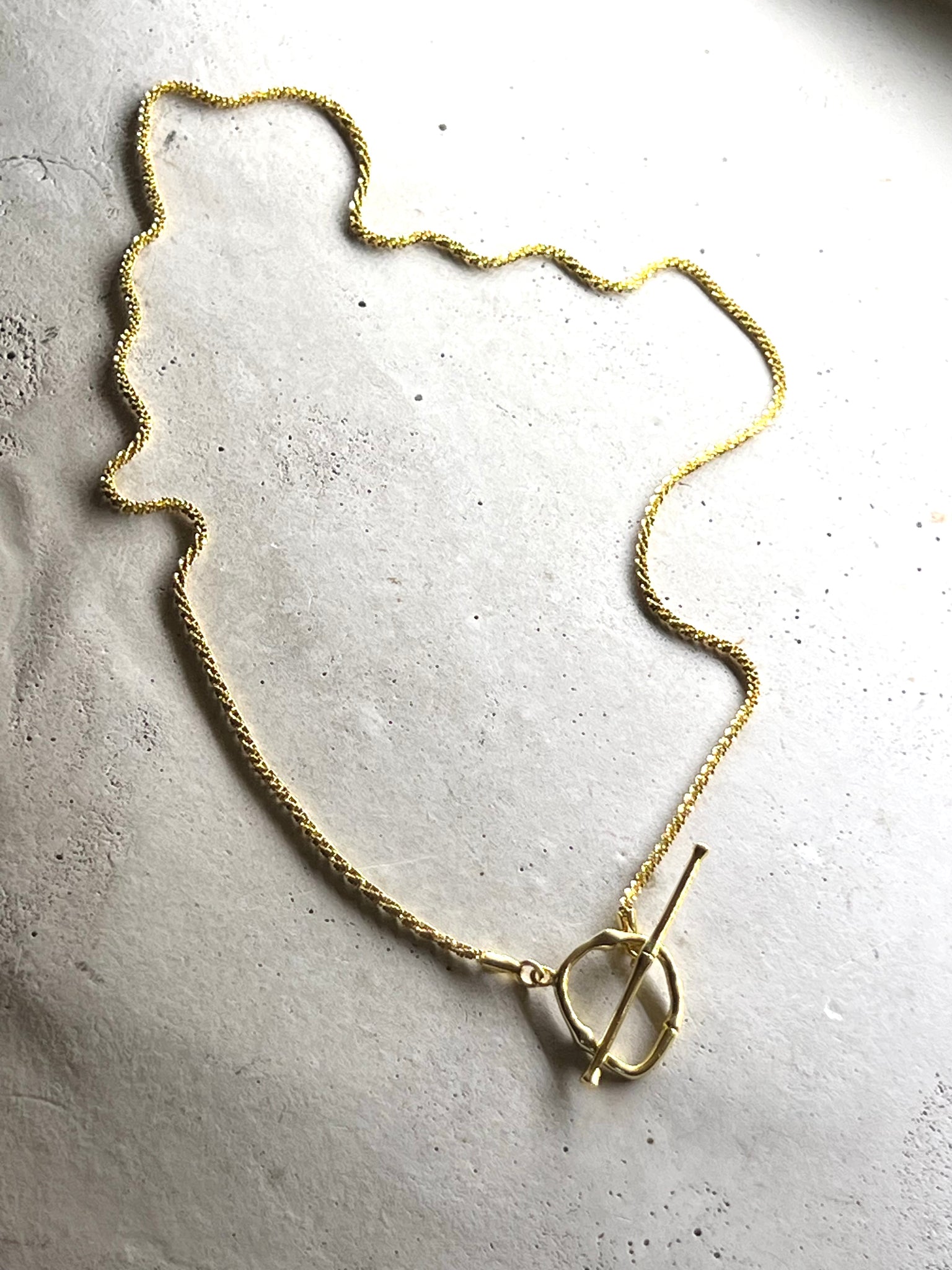 Akiya 925 Silber Halskette 18k Gold Vermeil